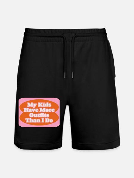 Outfit Battle Mom vs. Kids - Stanley/Stella Trainer Unisex Organic Jogging Shorts - black