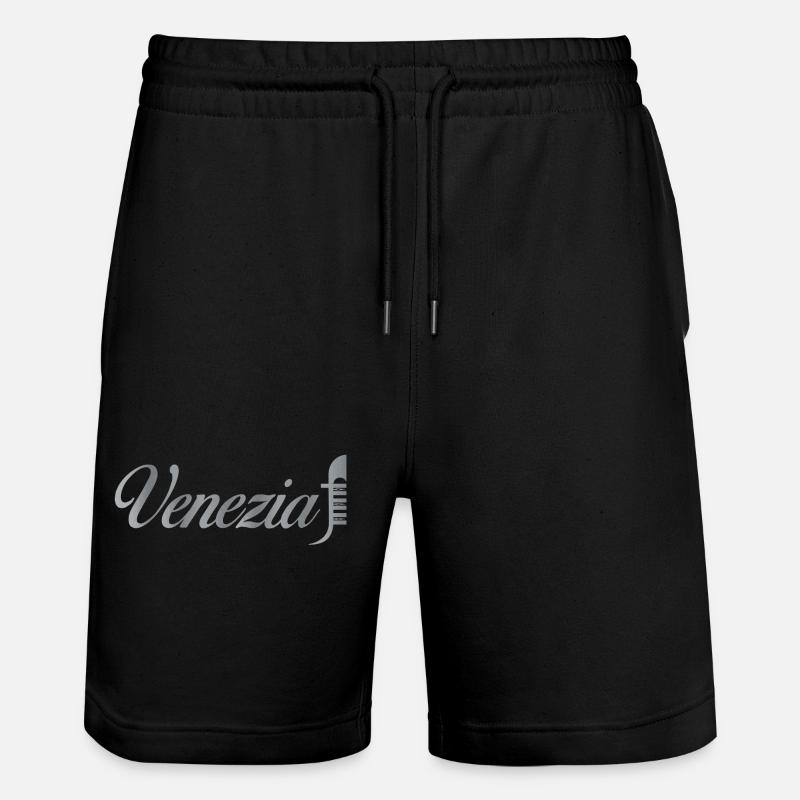 Venezia Script Métallique - Short de jogging bio TRAINER Stanley/Stella unisexe - noir