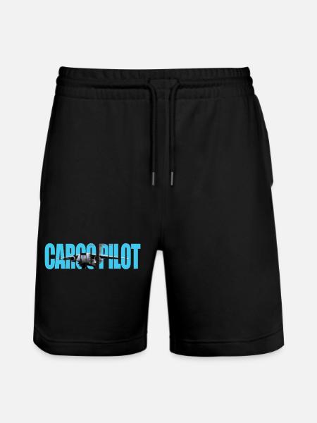Cargo pilot C-390 - Stanley/Stella Trainer Unisex Organic Jogging Shorts - black