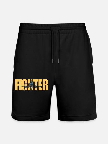 Fighter F-4 Phantom - Stanley/Stella Trainer Unisex Organic Jogging Shorts - black