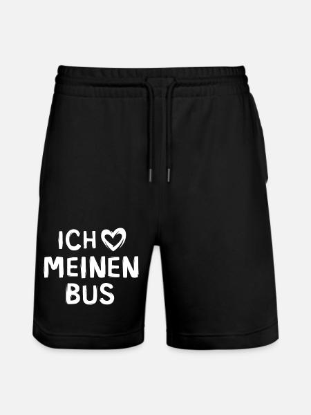 J’adore mon bus - Short de jogging bio TRAINER Stanley/Stella unisexe - noir