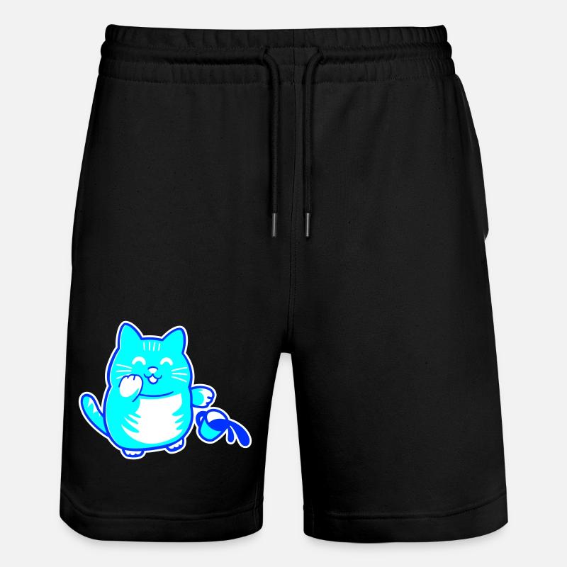 Chat farceur - Short de jogging bio TRAINER Stanley/Stella unisexe - noir