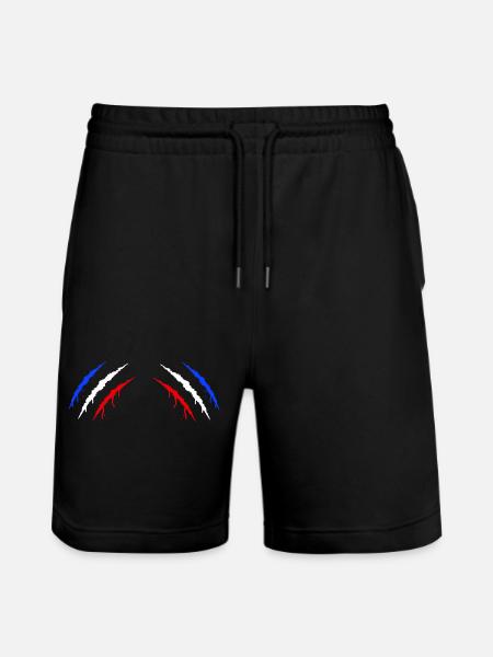 Claws France 2 - Stanley/Stella Trainer Unisex Organic Jogging Shorts - black