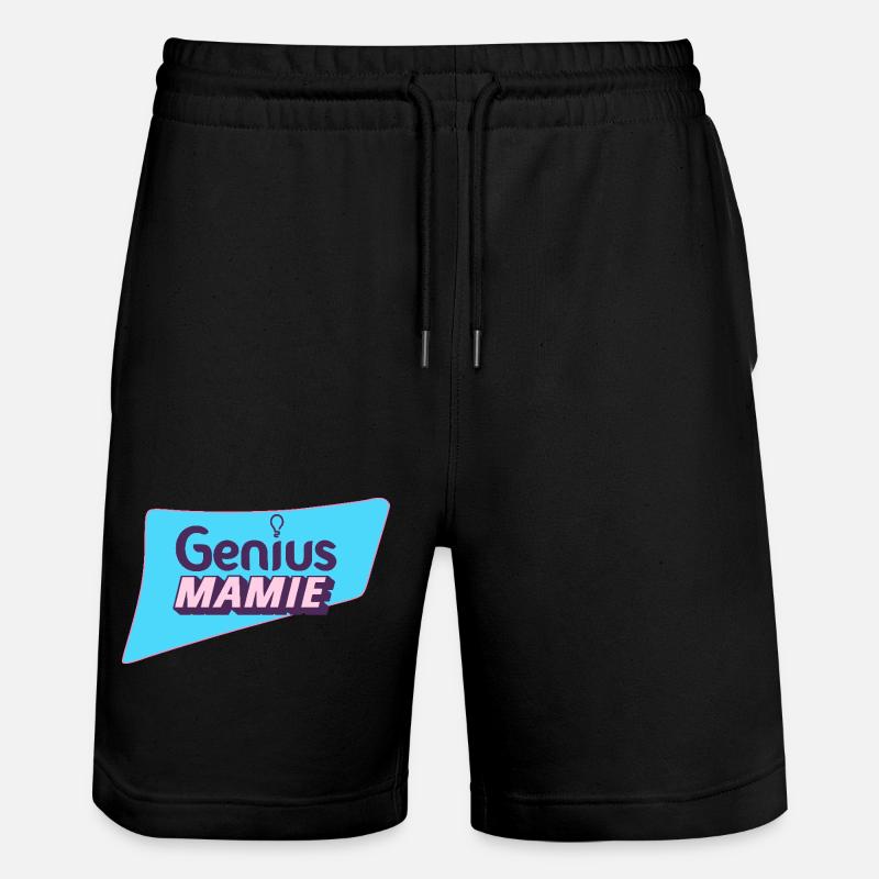 Genius Mamie - Short de jogging bio TRAINER Stanley/Stella unisexe - noir