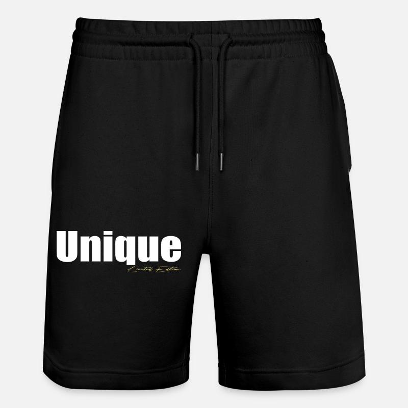 Unique - Stanley/Stella Unisex Bio Joggingshorts Trainer - Schwarz