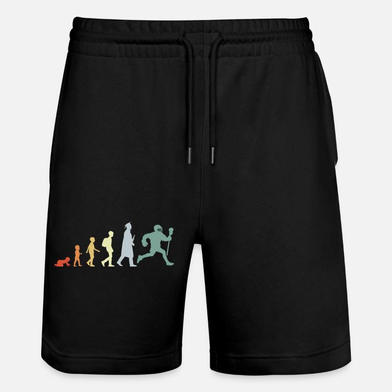 Évolution d’un joueur de crosse - Short de jogging bio TRAINER Stanley/Stella unisexe - noir