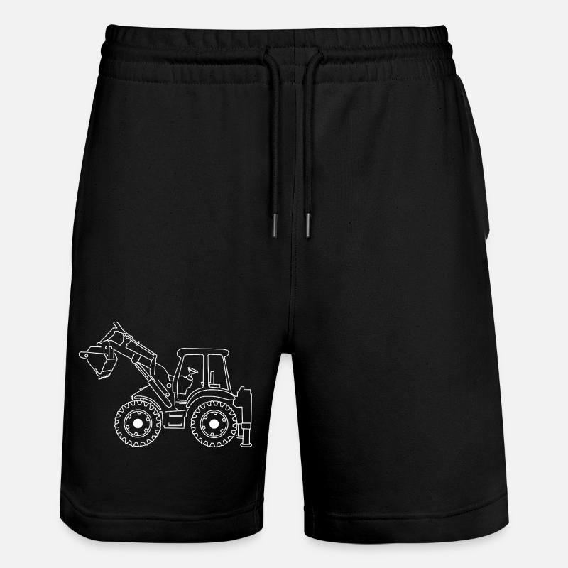Excavatrice - Short de jogging bio TRAINER Stanley/Stella unisexe - noir