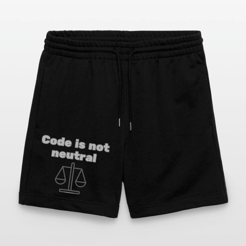 Le code n’st pas neutre Énoncé d’éthique du codeur Short de jogging bio TRAINER Stanley/Stella unisexe