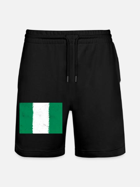Drapeau du Nigeria - Short de jogging bio TRAINER Stanley/Stella unisexe - noir