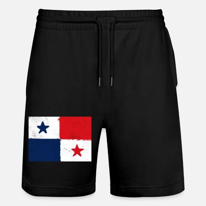 Drapeau du Panama - Short de jogging bio TRAINER Stanley/Stella unisexe - noir