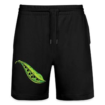 Crânes de petits pois - Short de jogging bio TRAINER Stanley/Stella unisexe - noir - Devant - Nik (191cm) & Marisol (170cm)