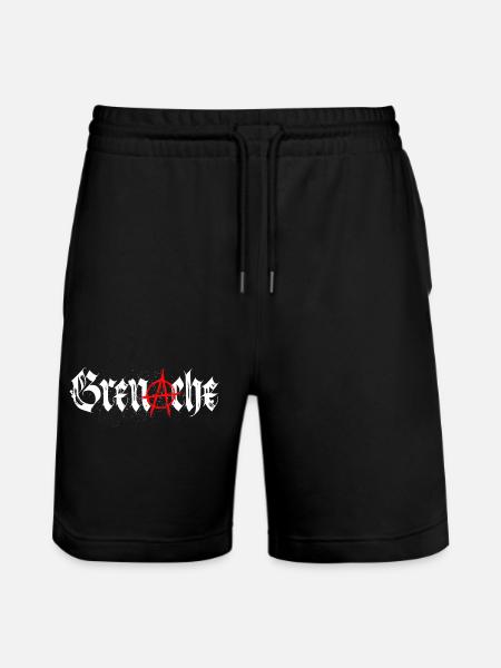 grenache_anarchie - Stanley/Stella Trainer Unisex Organic Jogging Shorts - black