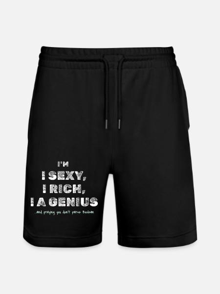 Boolean Joke – Funny Dev Tee - Stanley/Stella Trainer Unisex Organic Jogging Shorts - black