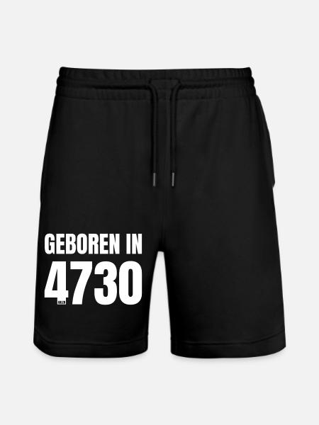 Design 18 – Né en 4730 - Short de jogging bio TRAINER Stanley/Stella unisexe - noir