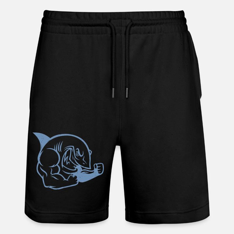 Shark Stark Workout Silhouette - Short de jogging bio TRAINER Stanley/Stella unisexe - noir