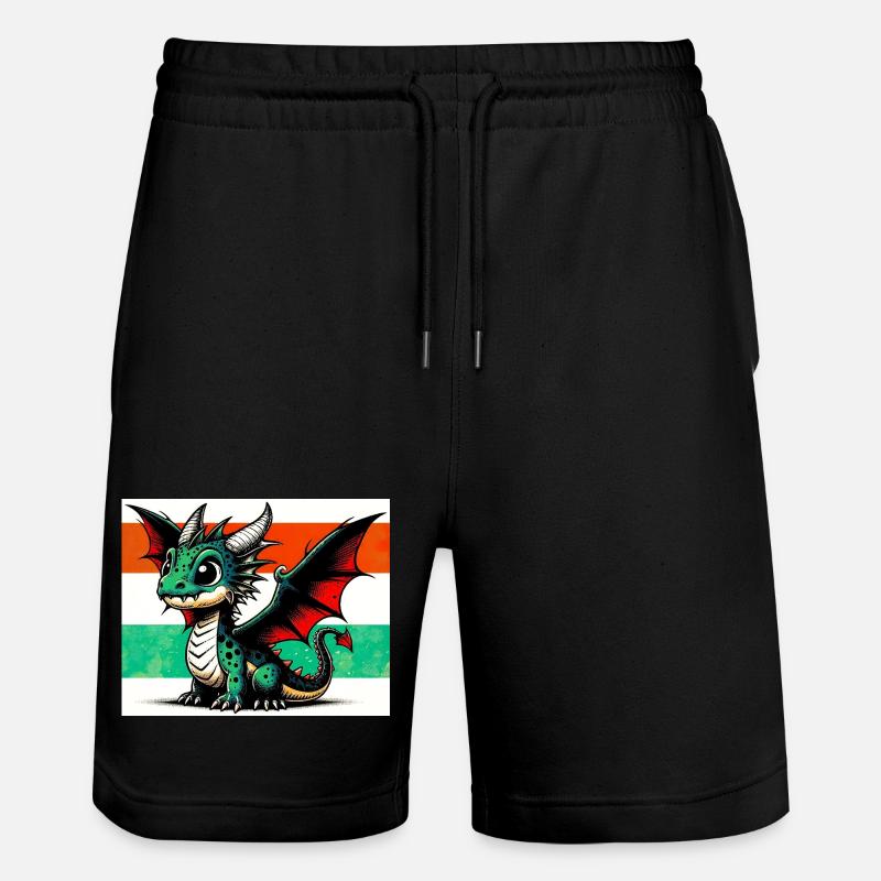 dragon - Short de jogging bio TRAINER Stanley/Stella unisexe - noir