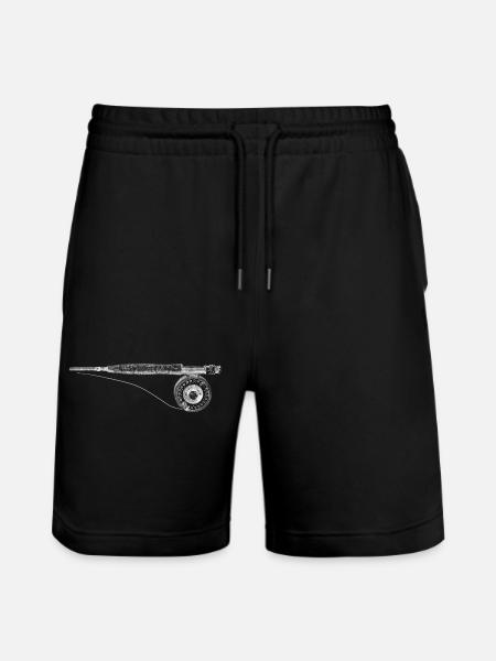 Fly fishing - Stanley/Stella Trainer Unisex Organic Jogging Shorts - black