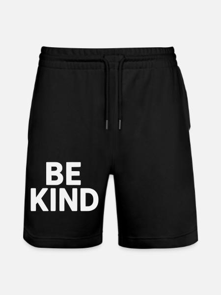 Be kind slogan plain - Short de jogging bio TRAINER Stanley/Stella unisexe - noir