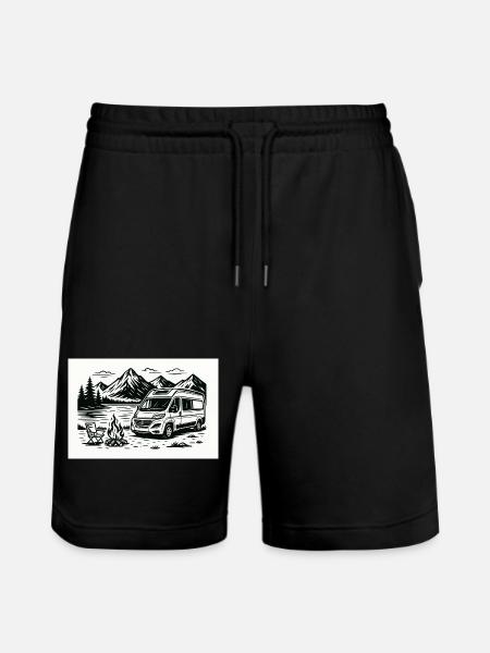 1000098331 - Stanley/Stella Unisex Bio Joggingshorts Trainer  - Schwarz