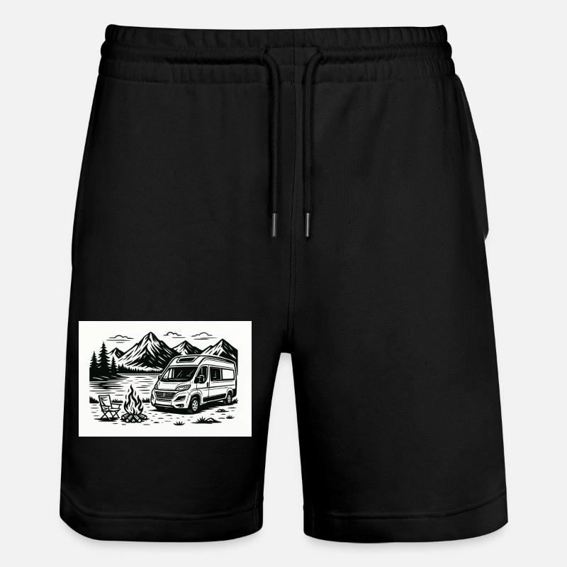 1000098331 - Stanley/Stella Unisex Bio Joggingshorts Trainer  - Schwarz