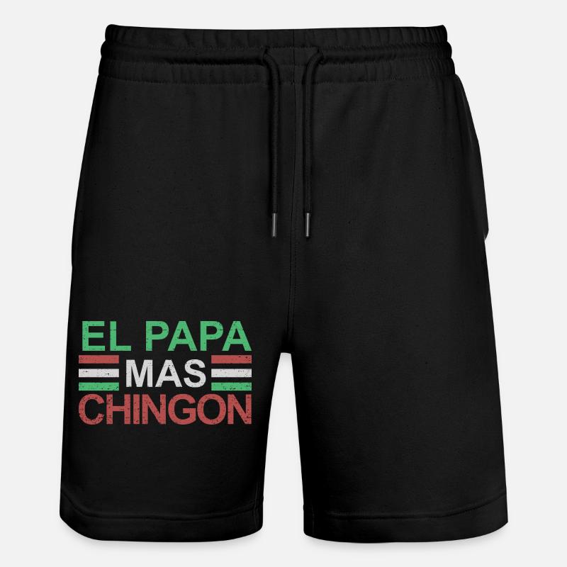 El Papa Mas Chingon - Short de jogging bio TRAINER Stanley/Stella unisexe - noir