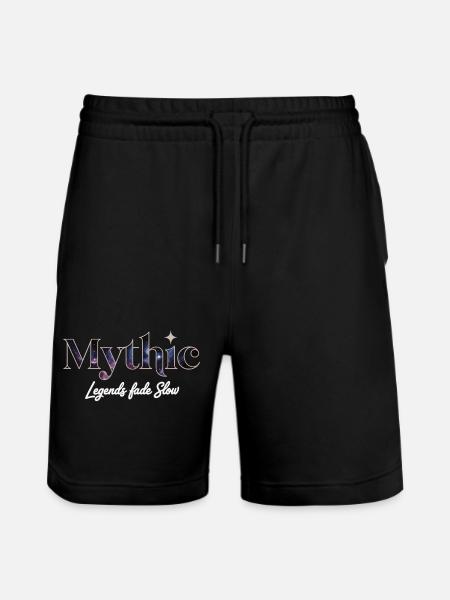 Mythic galaxy motif design theme - Stanley/Stella Trainer Unisex Organic Jogging Shorts - black