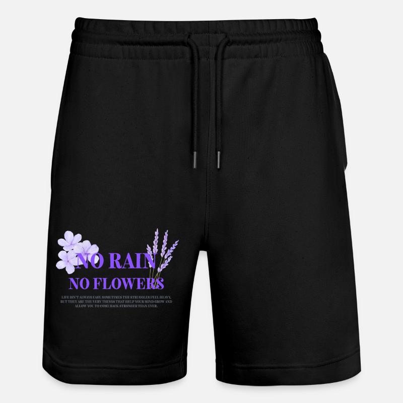 Pas de pluie, pas de fleurs - Short de jogging bio TRAINER Stanley/Stella unisexe - noir