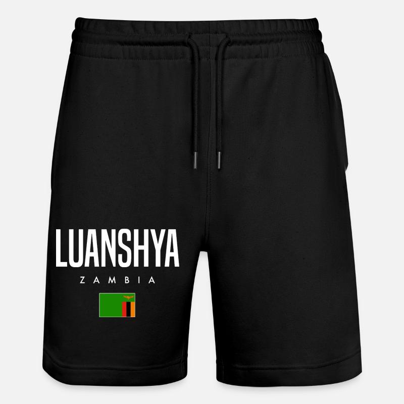 Luanshya Sambia - Stanley/Stella Unisex Bio Joggingshorts Trainer  - Schwarz