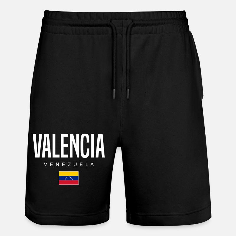 Valence, Venezuela - Short de jogging bio TRAINER Stanley/Stella unisexe - noir