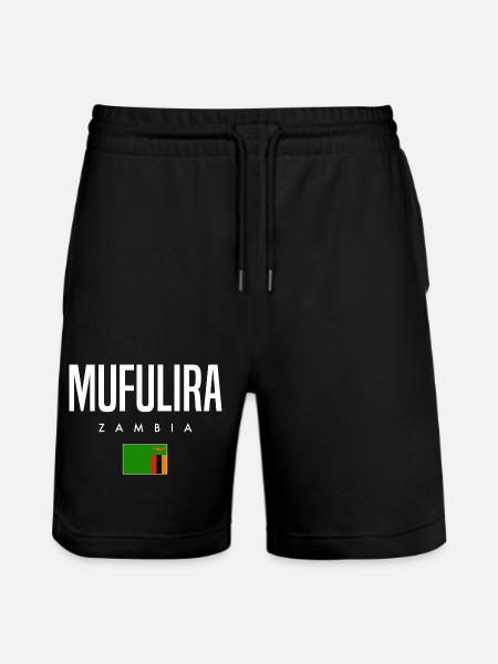 Mufulira, Zambia - Stanley/Stella Trainer Unisex Organic Jogging Shorts - black