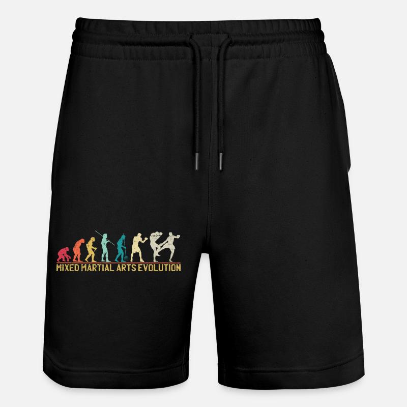 Mixed Martial Arts Evolution Design - Stanley/Stella Unisex Bio Joggingshorts Trainer  - Schwarz