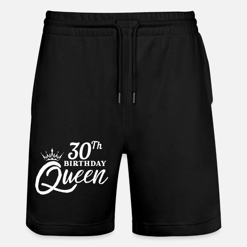 30e anniversaire - Short de jogging bio TRAINER Stanley/Stella unisexe - noir