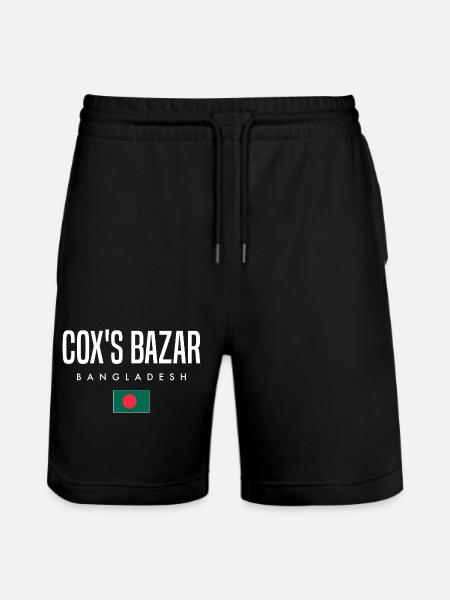 Cox's Bazar Bangladesh - Stanley/Stella Trainer Unisex Organic Jogging Shorts - black