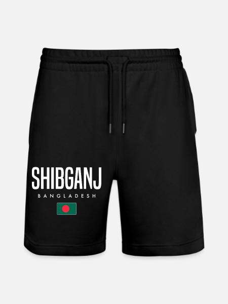 Shibganj Bangladesh - Stanley/Stella Trainer Unisex Organic Jogging Shorts - black