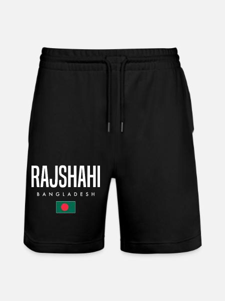Rajshahi Bangladesh - Stanley/Stella Trainer Unisex Organic Jogging Shorts - black