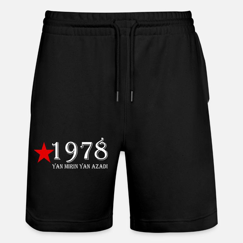 Kurdistan Curdi 1978 Van Mirin Van Azadi Design - Pantaloncini da jogger ecologici unisex Trainer di Stanley/Stella - nero