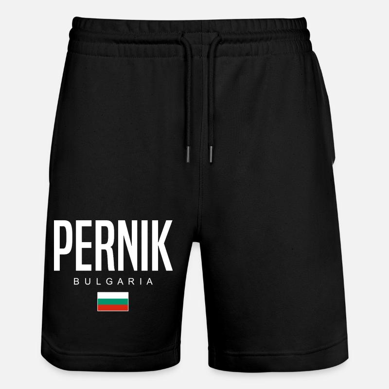 Pernik Bulgarie - Short de jogging bio TRAINER Stanley/Stella unisexe - noir