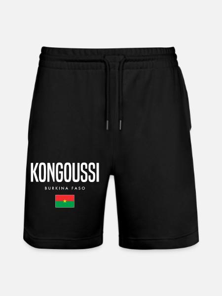 Kongoussi Burkina Faso - Stanley/Stella Trainer Unisex Organic Jogging Shorts - black