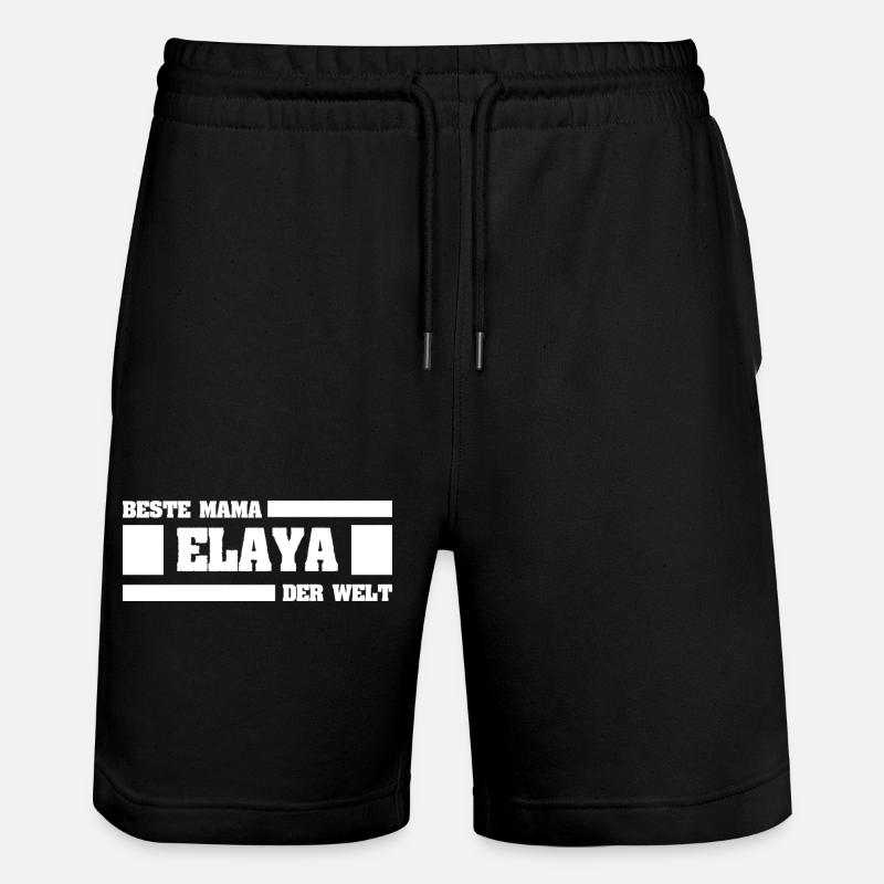 Mutter Elaya - Stanley/Stella Unisex Bio Joggingshorts Trainer  - Schwarz