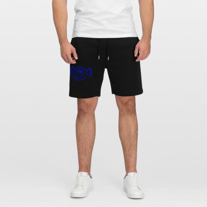 Chenille douce douce petits sourires amicale heureuse Short de jogging bio TRAINER Stanley/Stella unisexe