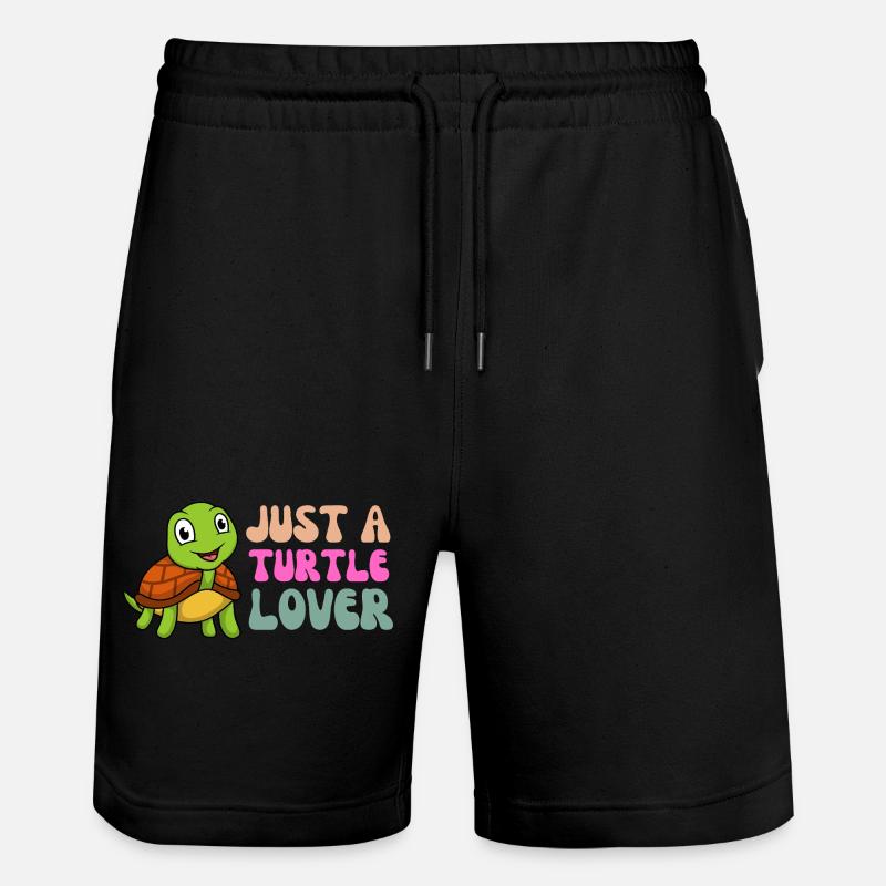 Adorable Turtle Lover Illustration - Short de jogging bio TRAINER Stanley/Stella unisexe - noir