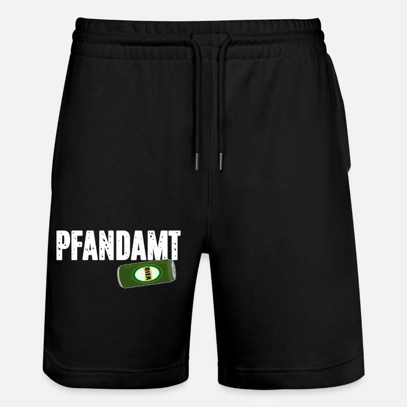 Bureau de prêt sur gage - Short de jogging bio TRAINER Stanley/Stella unisexe - noir