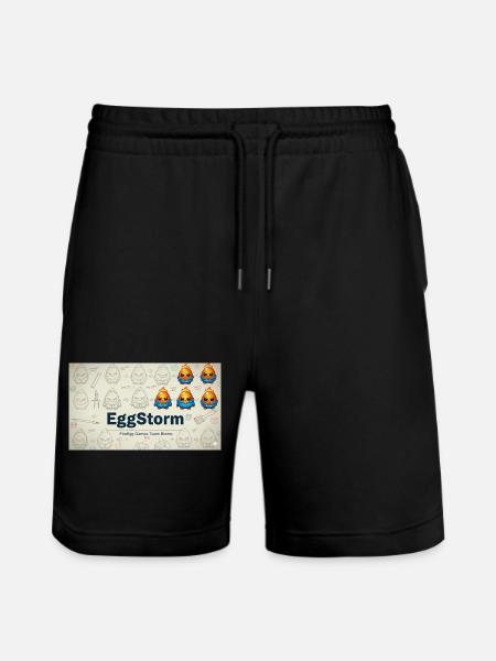 FireEgg Games Team - Stanley/Stella Trainer Unisex Organic Jogging Shorts - black
