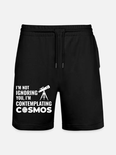 Astronomy Solar System Design - Stanley/Stella Trainer Unisex Organic Jogging Shorts - black
