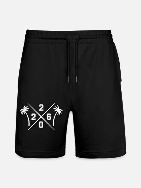 Tropical retro year 2026 - Stanley/Stella Trainer Unisex Organic Jogging Shorts - black