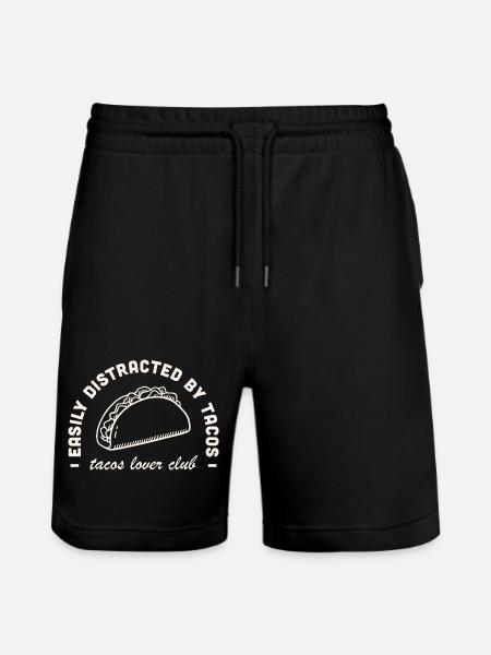 Morsomme vitser om taco-elskere, meksikansk mat, latino-humor - Stanley/Stella Trainer økologisk unisex-løpeshorts - svart