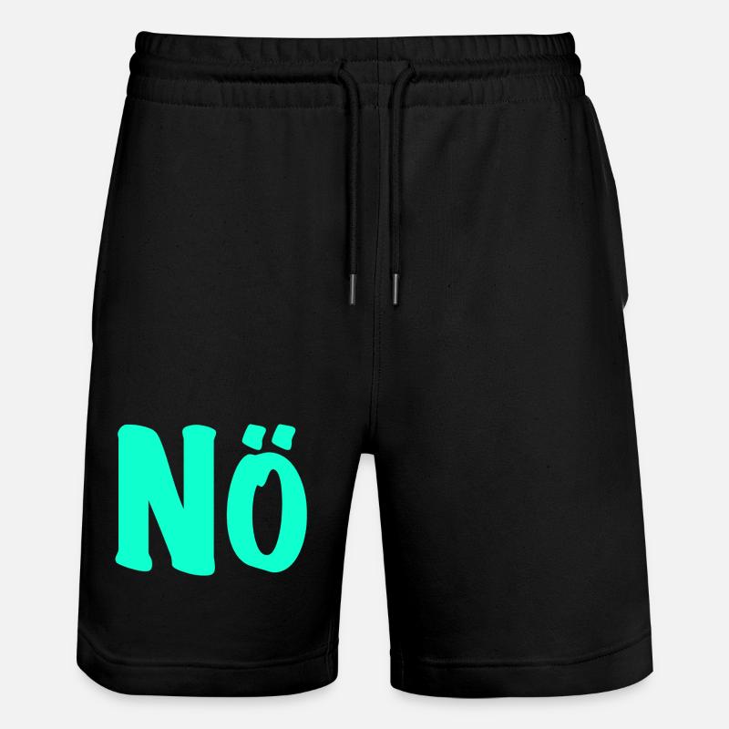 Basse-Autriche - pas de désir - contre - contre - Short de jogging bio TRAINER Stanley/Stella unisexe - noir