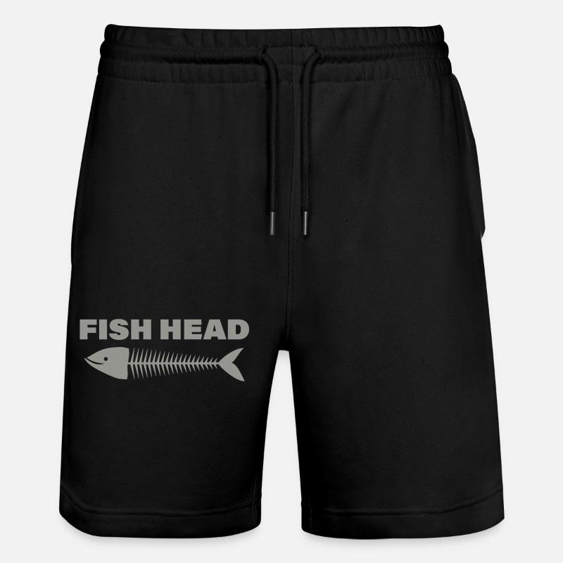 FISH HEAD - Stanley/Stella Unisex Bio Joggingshorts Trainer  - Schwarz