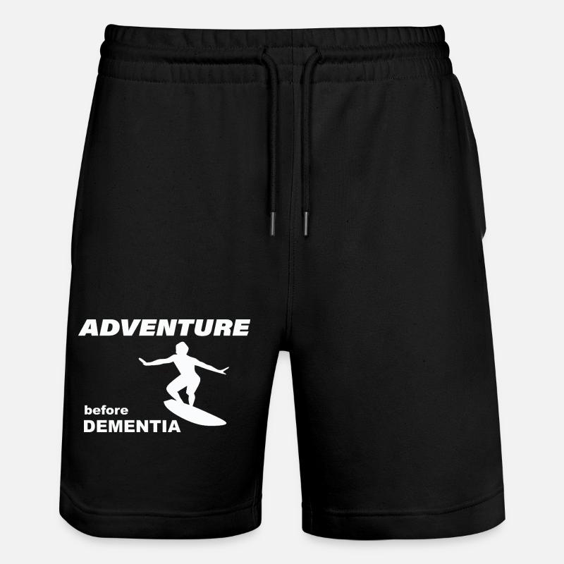 AVENTURE DE SURF - Short de jogging bio TRAINER Stanley/Stella unisexe - noir