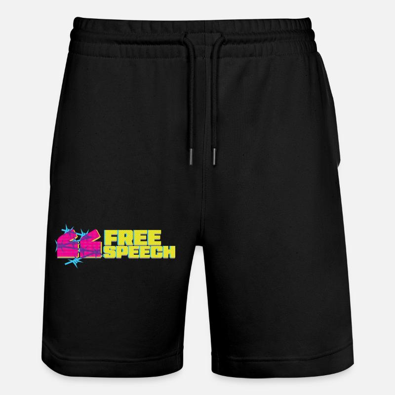 Vibrant graffiti liberté d’expression t-Shirt design - Short de jogging bio TRAINER Stanley/Stella unisexe - noir